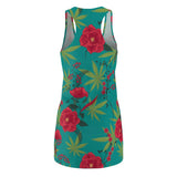 Cannabis bouquet Racerback Dress Printify