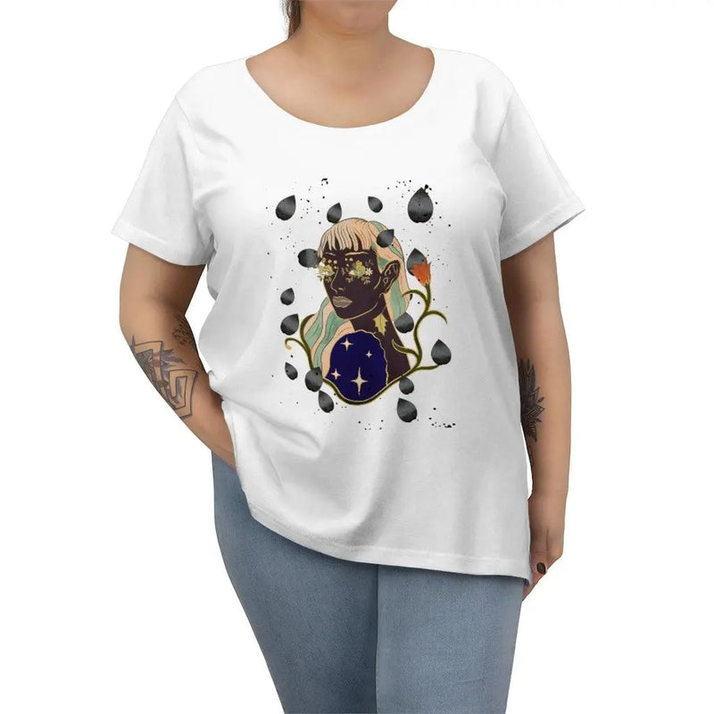 Nature goddess Curvy Tee Printify