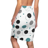 Retro dots Pencil Skirt (AOP) Printify