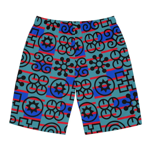 Andinkra print  Board Shorts Printify