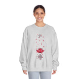 pink zen sweatshirt Printify