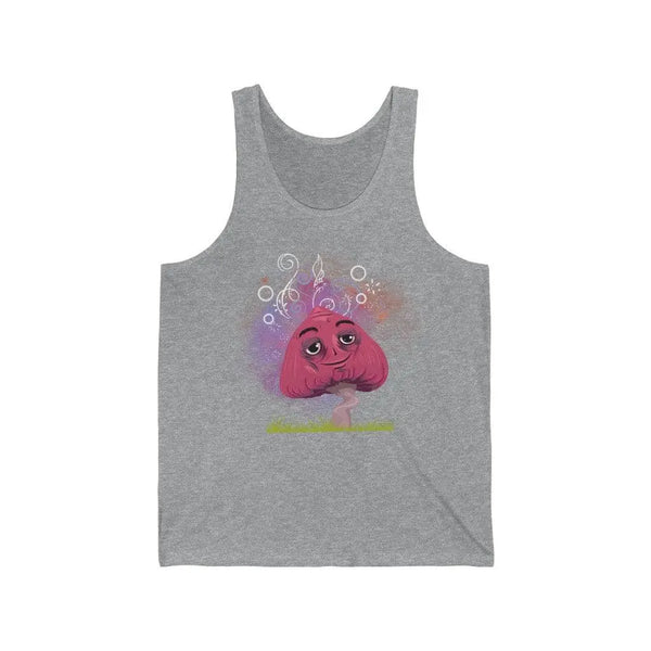 Men's Trippy mushrooms tank top Printify