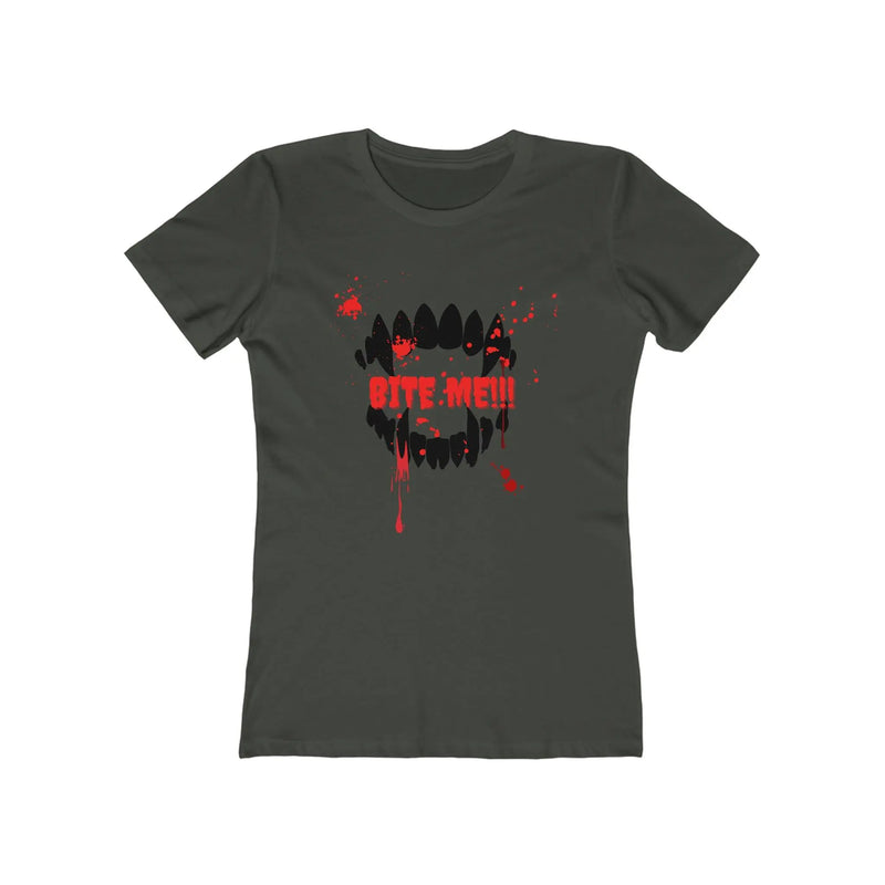 Women's Bite Me! Boyfriend Tee Printify