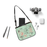 Black Paint Splatter small shoulder bag Printify