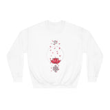 pink zen sweatshirt Printify