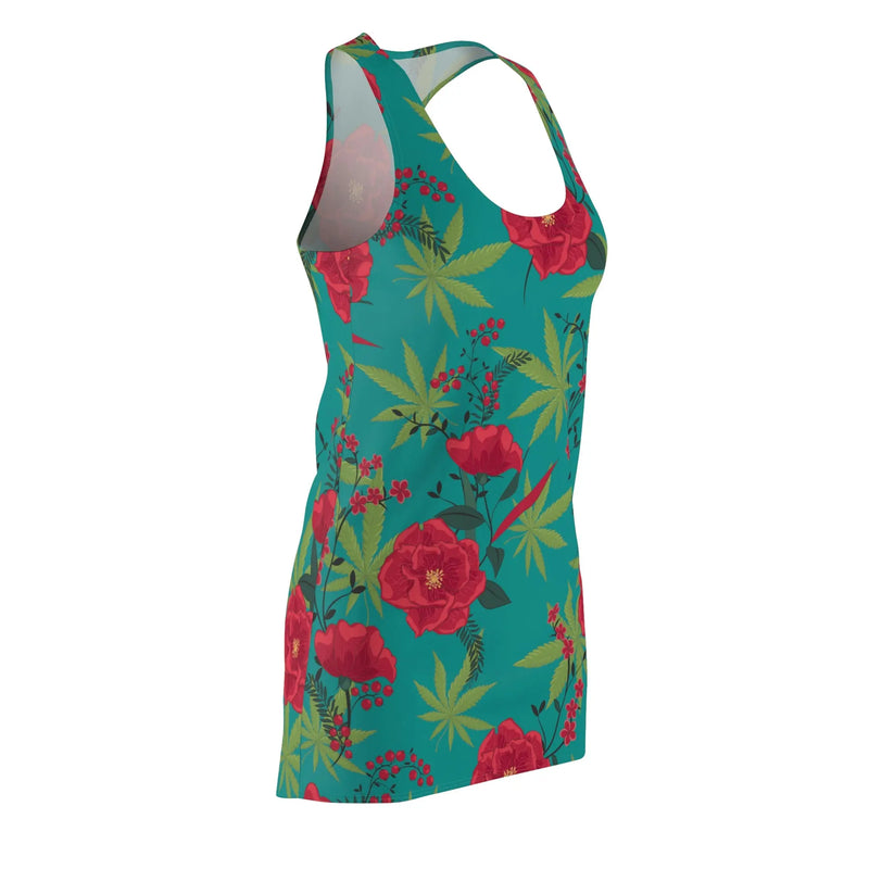 Cannabis bouquet Racerback Dress Printify