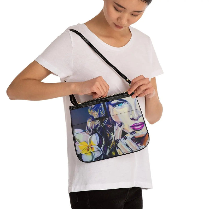 Graffitied Beauty small shoulder bag Printify