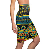 Tribal print Pencil Skirt Printify