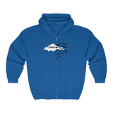 Freaky nite sky zip up hoodie Printify