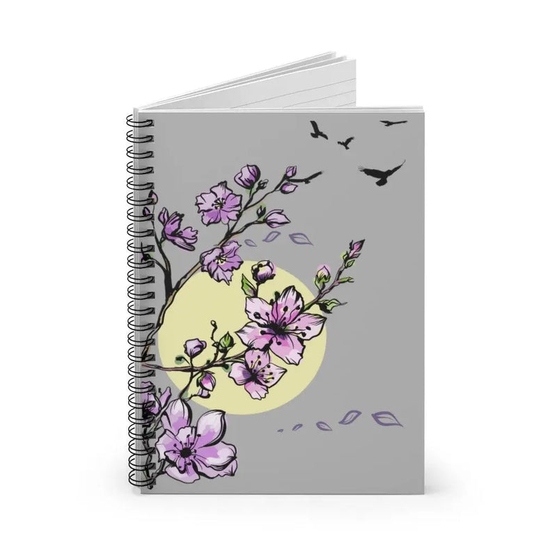 Sakura sunset journal Printify