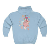 Love magic zip up hoodie Printify