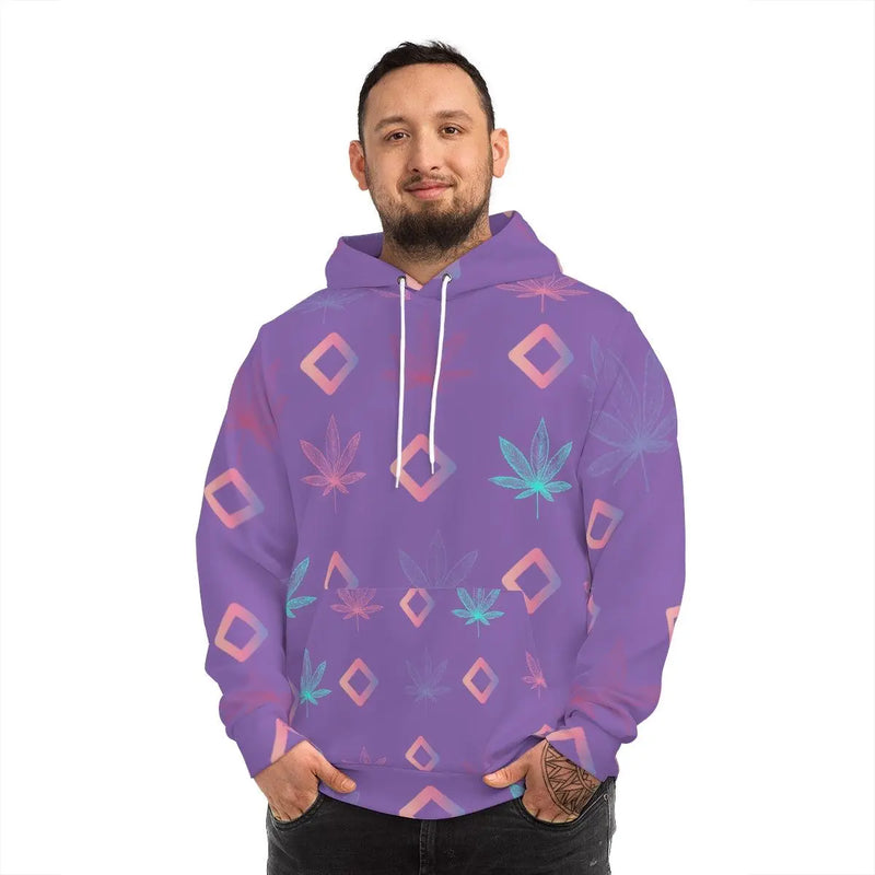 Gradient Cannabis Hoodie Printify