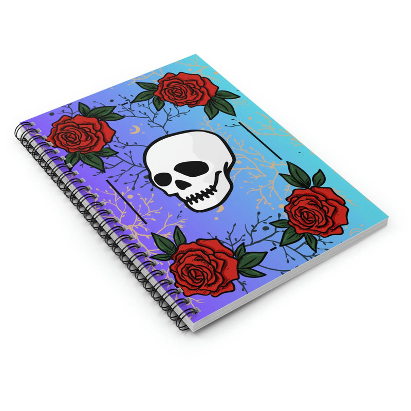 Skull n Roses - Ruled Line Printify