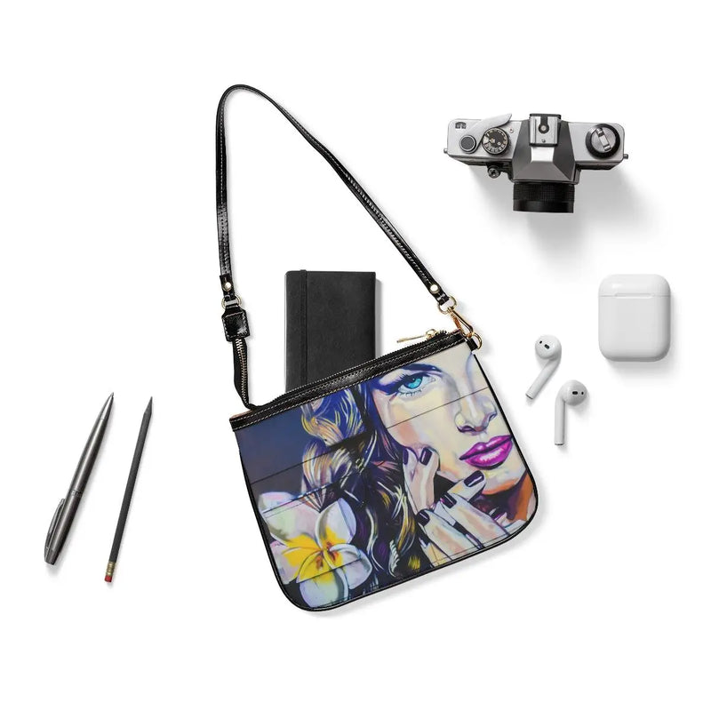 Graffitied Beauty small shoulder bag Printify