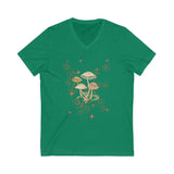 Womens Magic mushroom v neck T Printify