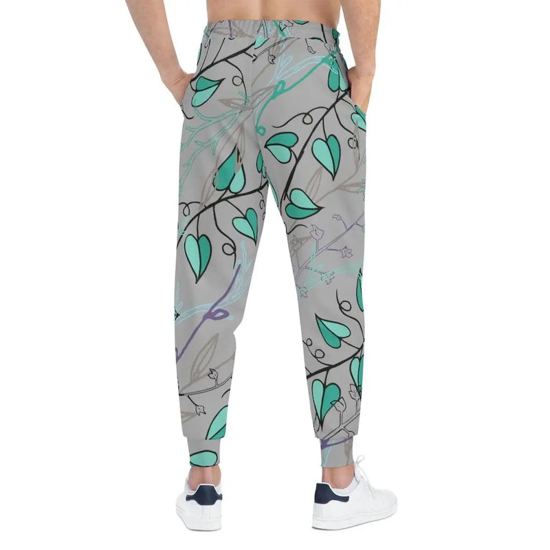 Unisex Blue vines joggers Printify