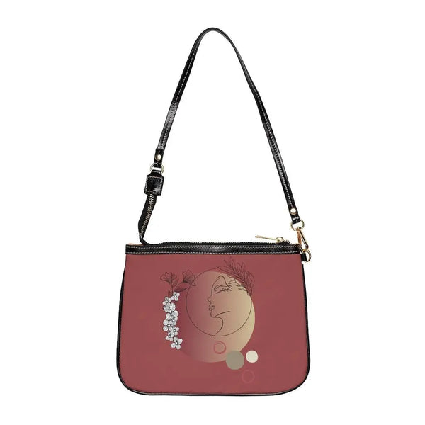 Her lilac face small shoulder bag Printify