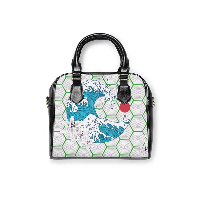 Tsunami Lillies handbag Printify