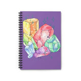 Crystal garden spiral notebook Printify