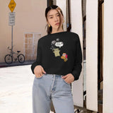 420 Bear Women's Cropped sweatshirt Printify