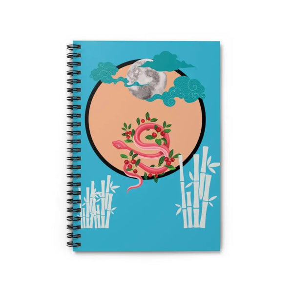 snake in the moon notebook Printify