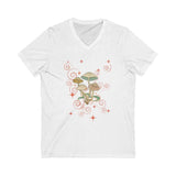 Womens Magic mushroom v neck T Printify