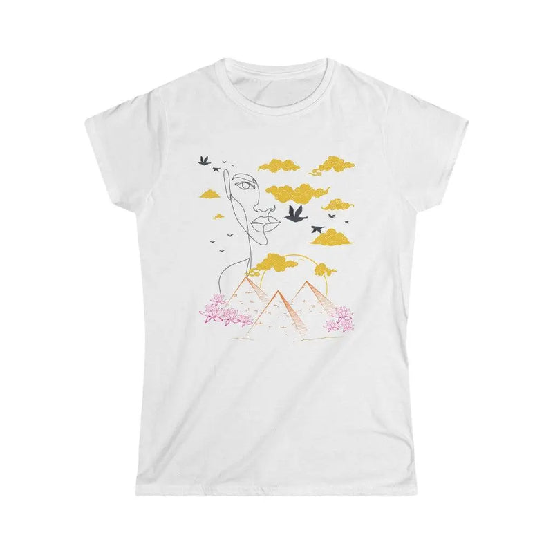 The Beauty of Pyramids women's T shirt Printify