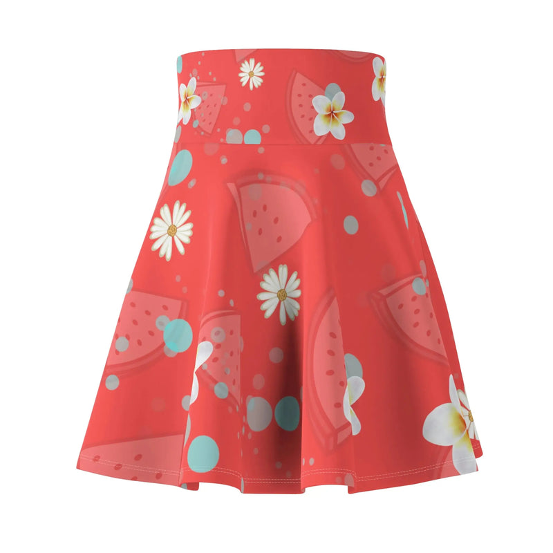 Fruity floral Skater Skirt Printify