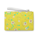 Pineapples and daisies clutch Printify