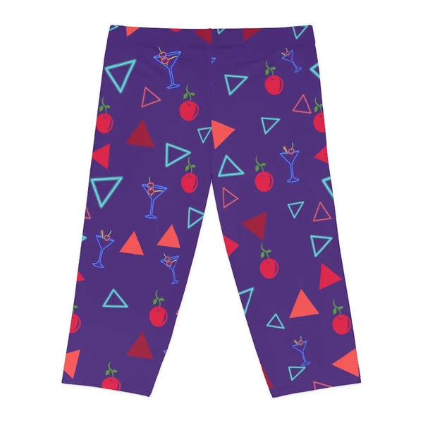 Martini time Capri Leggings Printify