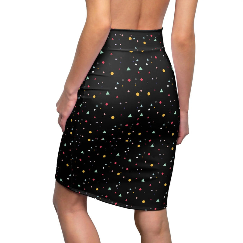 Simple shapes Pencil Skirt (AOP) Printify