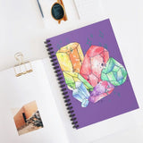 Crystal garden spiral notebook Printify