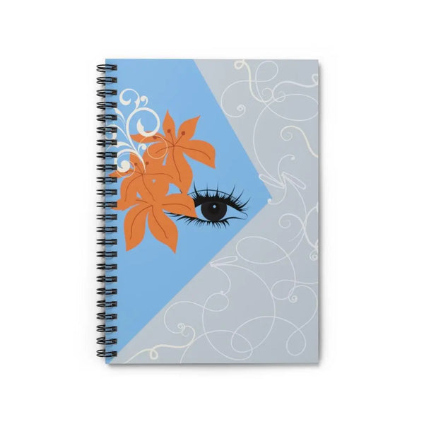 Eye behind the vail spiral  journal Printify