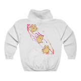 yoga kitty hoodie Chocolate Sushie Graphics