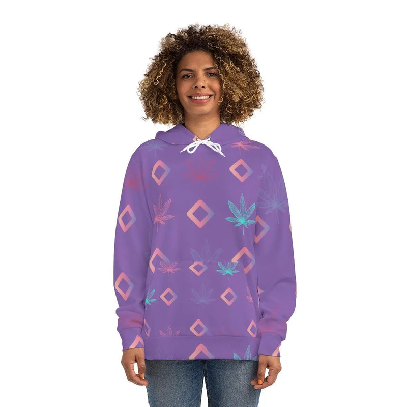 Gradient Cannabis Hoodie Printify