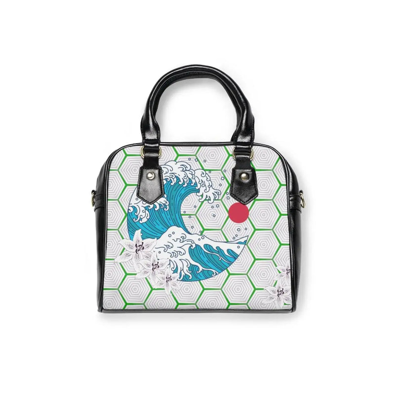 Tsunami Lillies handbag Printify