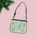 Black Paint Splatter small shoulder bag Printify