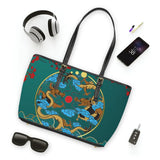 Paper Cut Dragons Shoulder bag Printify