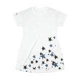 Faded stars T-Shirt Dress Printify