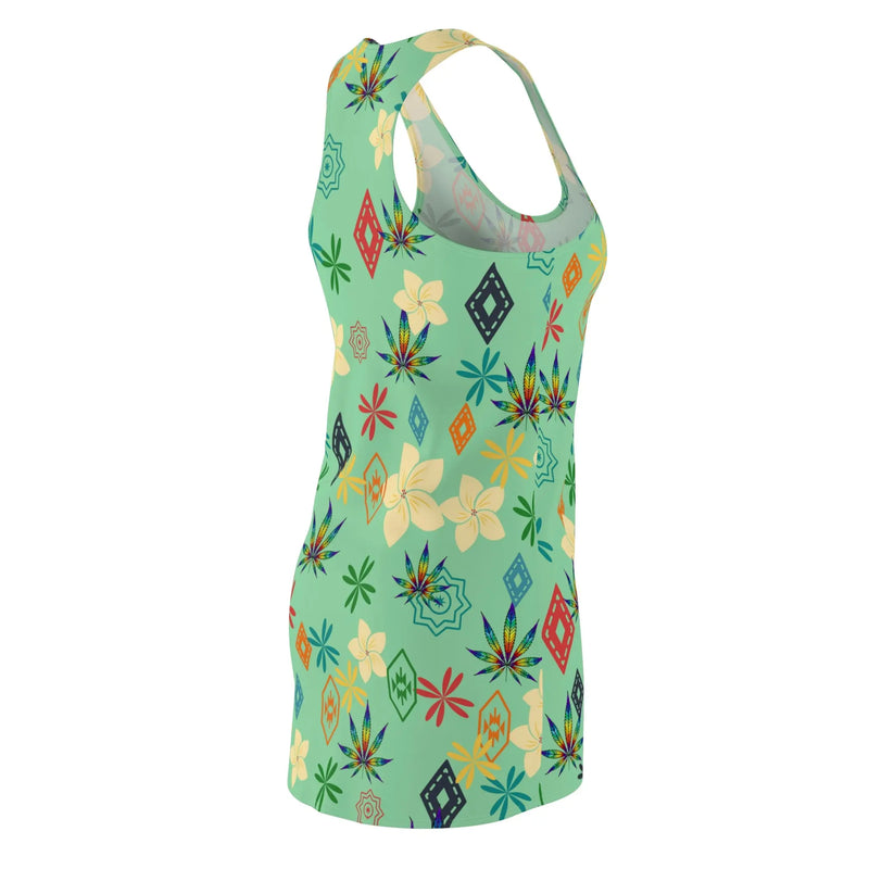 Rainbow leaf Racerback Dress Printify