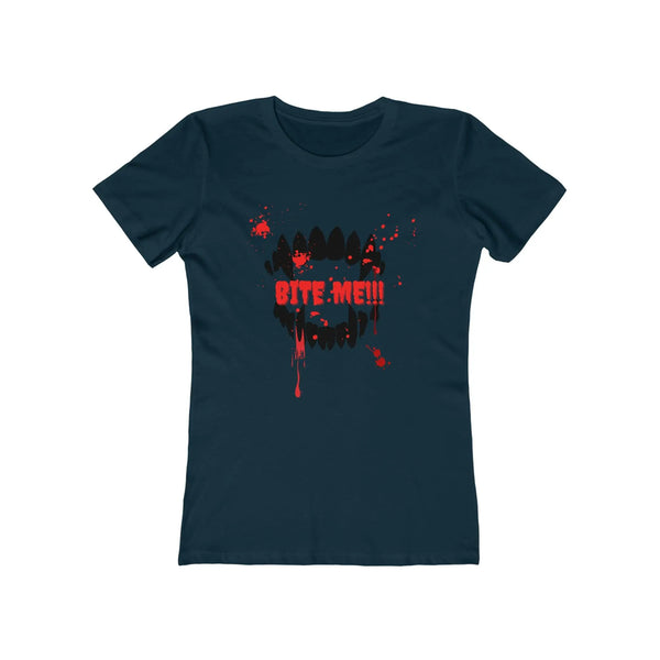 Women's Bite Me! Boyfriend Tee Printify