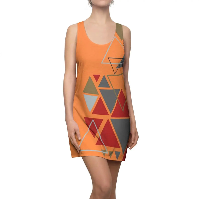 Abstract triangle 1 tank Dress Printify