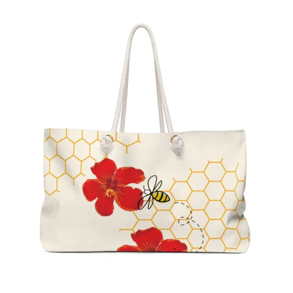 Honey Hibiscus Wkender Bag Printify