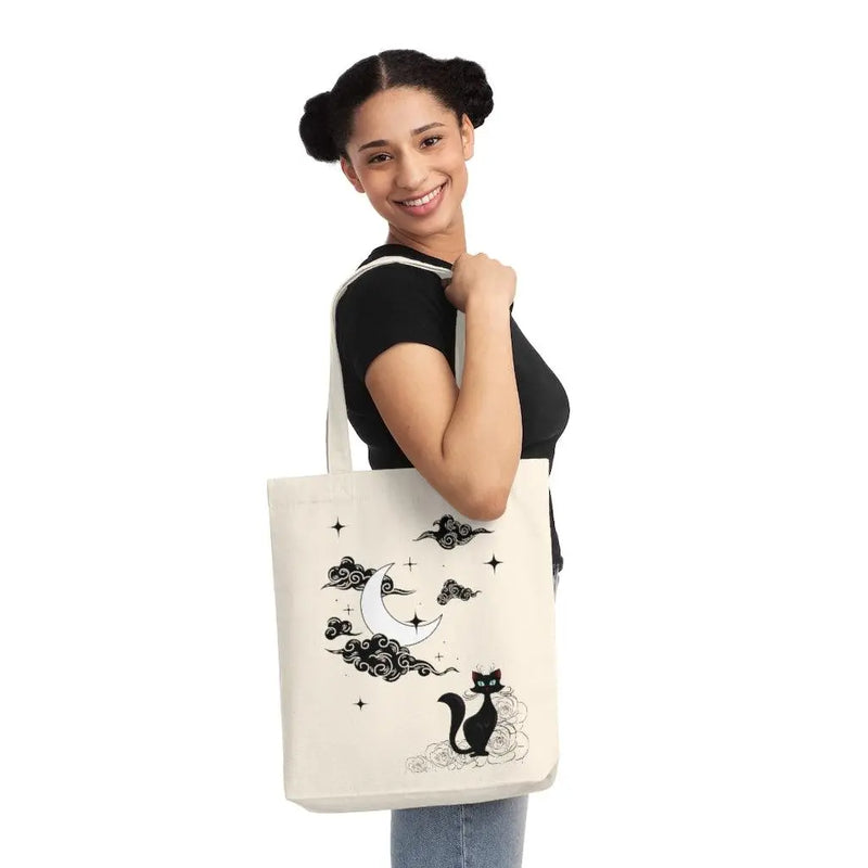 Pretty Blaque cat tote Chocolate Sushie Graphics