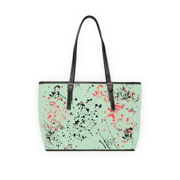 Black Paint splatter shoulder bag Printify