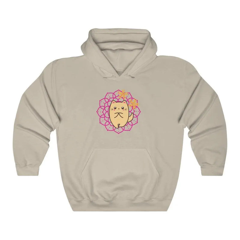 yoga kitty hoodie Chocolate Sushie Graphics