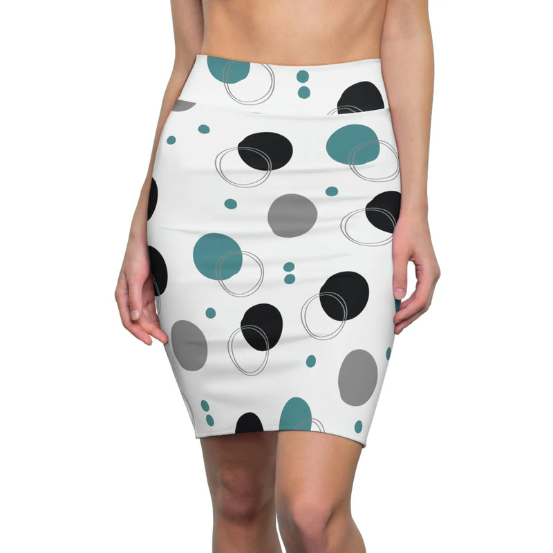 Retro dots Pencil Skirt (AOP) Printify