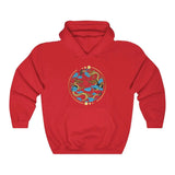 Dragon Circle Hoodie Printify