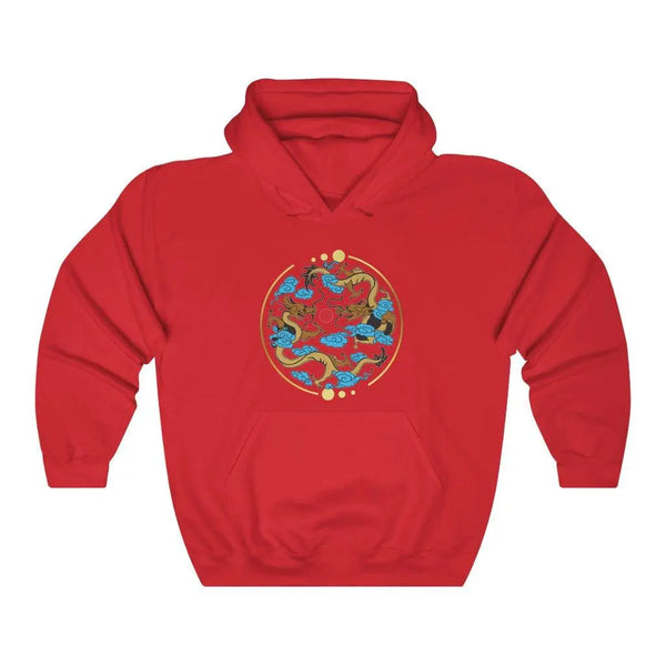 Dragon Circle Hoodie Printify