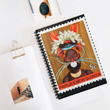 New Guinea Tribes men note bk Printify